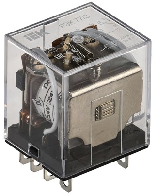 Реле РЭК77/3(LY3) 10А 24В DC IEK RRP10-3-10-024D - фото 243677