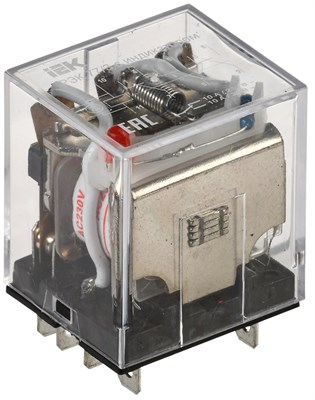 Реле РЭК77/3(LY3) с индикацией 10А 230В AC IEK RRP10-3-10-220A-LED - фото 243679
