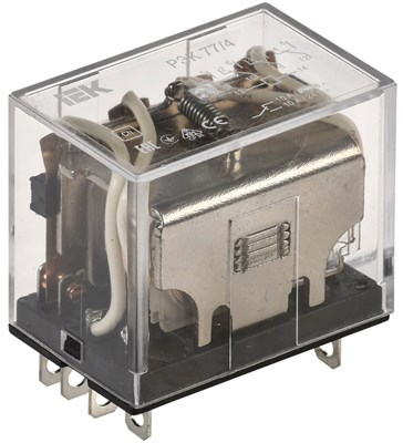 Реле РЭК77/4(LY4) 10А 12В AC IEK RRP10-4-10-012A - фото 243680