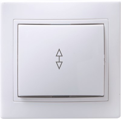 KVARTA Выключ. 1-кл. прох. 10А ВСп10-1-0-КБ бел. IEK EVK12-K01-10-DM - фото 243870