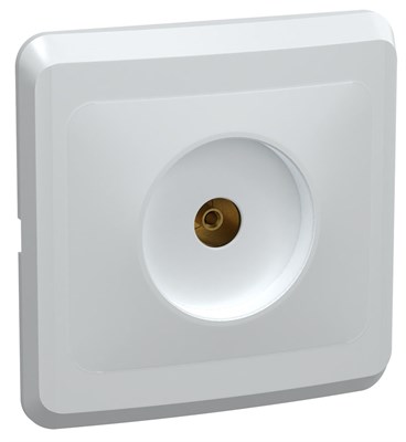 VEGA Роз. 1-мест. TV РТВ10-ВБ бел. IEK EAV10-K01-DM - фото 243900