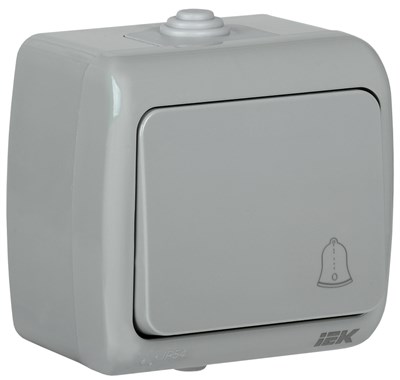 AQUATIC Выключ. кноп. о/у 10А IP54 ВС-20-1-3-А IEK EVA14-K03-10-54 - фото 243958
