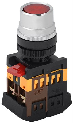 Кнопка ABLF-22 красный d22мм неон/240В 1з+1р IEK BBT10-ABLF-K04 - фото 244003