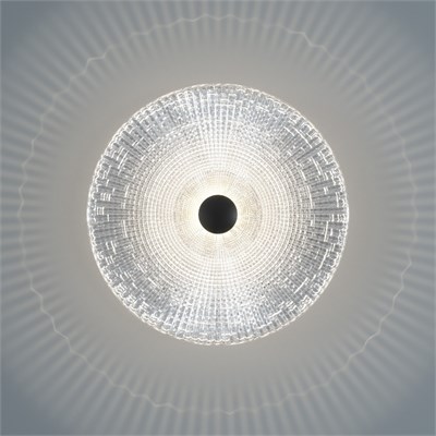 Настенный светодиодный светильник 40033/1 LED черный a070271 - фото 246118