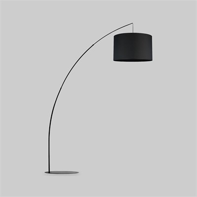 Напольный светильник с тканевым абажуром 5485 Moby Black a065150 - фото 248741