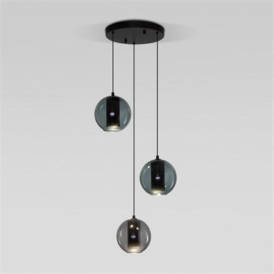 Подвесной светильник 50258/3 LED дымчатый/бирюзовый a064555 - фото 249190