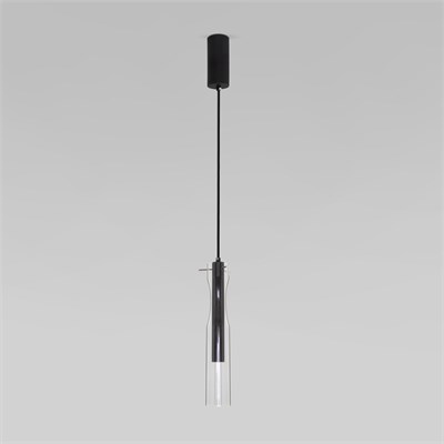 Подвесной светильник LED со стеклянным плафоном 50254/1 LED черный a063280 - фото 249322