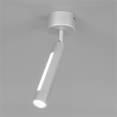 Настенно-потолочный светодиодный светильник 20084/1 LED серебро a047506 - фото 252509