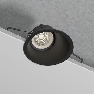Светильник встраиваемый Side GU10 черный 25059/01 a069721 - фото 254243