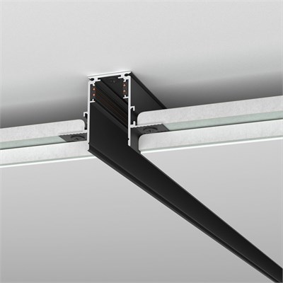Slim Magnetic Шинопровод встраиваемый под ГКЛ 9,5мм (черный) (3м) 85210/00 85210/00 a067505 - фото 255034