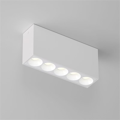 Светильник потолочный светодиодный 10W 3000K белый Block 25108/LED a066992 - фото 255376
