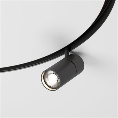 Slim Magnetic Трековый светильник для радиусного шинопровода 12W 4200K Comfi чёрный Ø 800мм 85188/01 a066516 - фото 255531