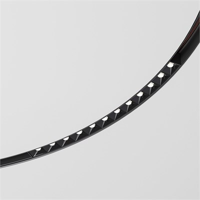 Slim Magnetic Трековый светильник для радиусного шинопровода 12W 4200K Intenso чёрный Ø 1200мм 85186/01 a066514 - фото 255539