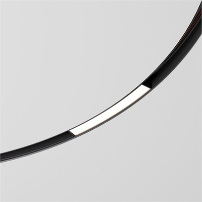 Slim Magnetic Трековый светильник для радиусного шинопровода 8W 4200K Planar чёрный Ø 1200мм 85181/01 a066509 - фото 255559