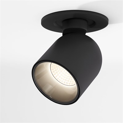 Светильник встраиваемый поворотный светодиодный Spot 7W 4000K черный 25093/LED a065457 - фото 256189