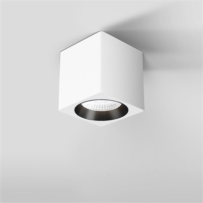 Светильник потолочный светодиодный 9W 4000К Matrix белый/черный 25051/LED a065286 - фото 256579