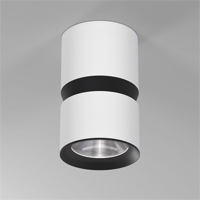 Светильник потолочный светодиодный 12W 4000К белый/чёрный 25049/LED a064731 - фото 256703