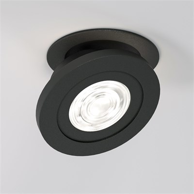 Встраиваемый поворотный светодиодный светильник 6W 4000K чёрный 25084/LED a063675 - фото 257445