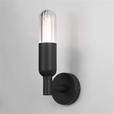 Уличный настенный светильник ISIDA 35165/U черный a062884 - фото 257900