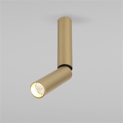 Накладной поворотный светодиодный светильник Pika 25029/LED 6W 4200K латунь a061110 - фото 258420
