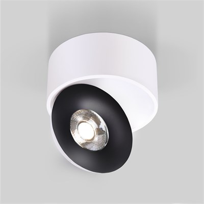 Накладной светодиодный светильник Glide белый/черный 25100/LED a059332 - фото 258704