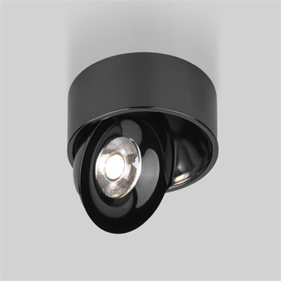 Накладной светодиодный светильник Glide черный жемчуг 25100/LED a059330 - фото 258712