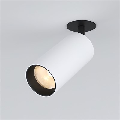 Встраиваемый светодиодный светильник Diffe белый/черный 25066/LED a058273 - фото 258963