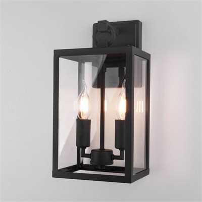 Уличный настенный светильник Candle D 35150/D черный a058260 - фото 259002