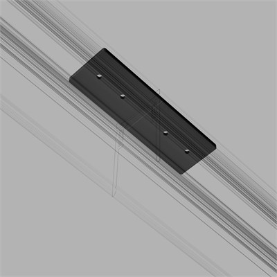Соединительная планка широкая для шинопровода Slim Magnetic 85088/00 a057203 - фото 259326