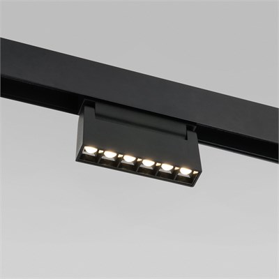 Трековый светодиодный светильник Slim Magnetic HL01 6W 4200K черный 85009/01 a057197 - фото 259357