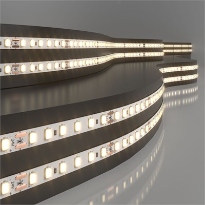 Светодиодная лента 24 В 8 Вт/м 120 Led/м 2116 IP20, тёплый белый 3300K, 5 м 2116 24V 120Led 8W IP20 a056425 - фото 259633