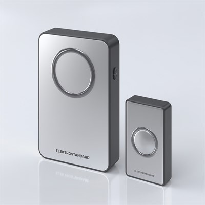 Звонок беспроводной 38M IP20 DBQ27M WL Серебро/Чёрный a055697 - фото 259912