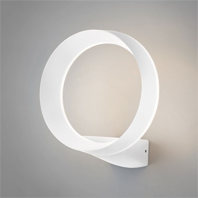 Уличный настенный светодиодный светильник Ring IP54 1710 TECHNO LED белый a054931 - фото 260124