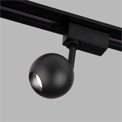 Трековый светодиодный светильник для однофазного шинопровода Ball Черный 8W 4200K LTB76 a053741 - фото 260178