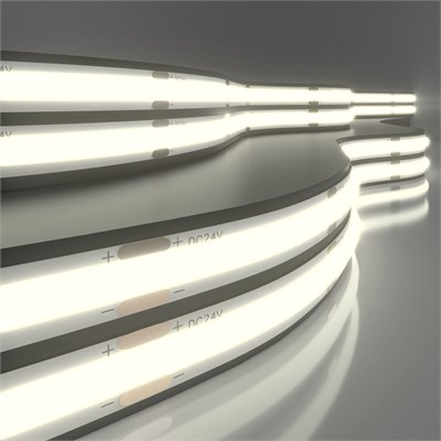 Светодиодная лента 24 В 11 Вт/м 352 Led/м COB IP20, дневной белый 4200K, 5 м COB 24V 352Led 11W IP20 a053667 - фото 260260