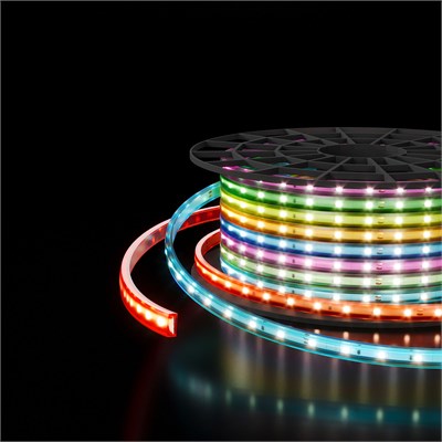 Светодиодная лента 220 В 11 Вт/м 60 Led/м 5050 IP65, RGB, 50 м Лента светодиодная 220V 11W 60Led 5050 IP65 мульти, 50 м a053641 - фото 260282