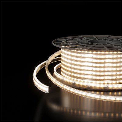 Светодиодная лента  220 В 14,4 Вт/м 120 Led/м 2835 IP65, дневной белый 4200K, 50 м Лента светодиодная 220V 14,4W 120Led 2835 IP65 дневной белый, 50 м a053639 - фото 260286