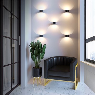 Coneto LED черный Настенный светодиодный светильник MRL LED 1045 чёрный a053073 - фото 260550