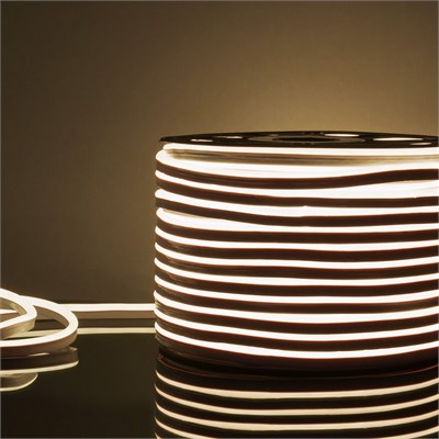 Светодиодный гибкий неон 220 В 9.6 Вт/м 120 Led/м 2835 IP67, односторонний дневной белый 4200 K, 50 м Гибкий неон 220V 9,6W 120Led 2835 IP67 односторонний дневной белый, 50 м a052994 - фото 260592