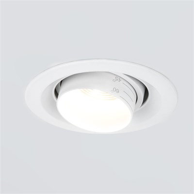 Встраиваемый светодиодный светильник с регулировкой угла освещения 9919 LED 10W 4200K белый a052459 - фото 260812