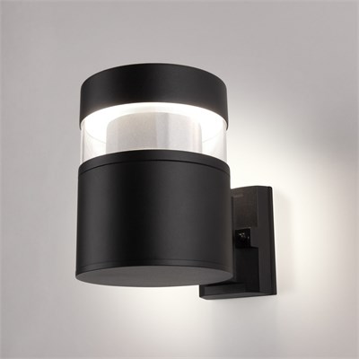 Уличный настенный светодиодный светильник Черный 1530 TECHNO LED  черный a052244 - фото 260892