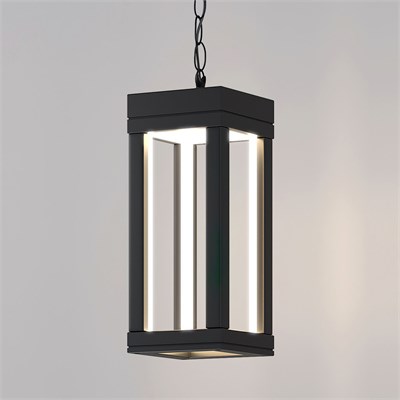 Уличный подвесной светодиодный светильник Frame LED IP54 1528 TECHNO LED черный a051857 - фото 260912