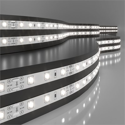 Комплект светодиодной ленты 12 В 4,8 Вт/м 60 Led/м 2835 IP20, дневной белый 4200K, 5 м Набор светодиодной ленты 12V 4,8W 60Led 2835 IP20 дневной белый, 5м a050168 - фото 261030