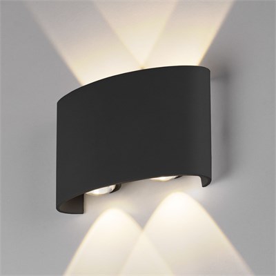 Пылевлагозащищенный светодиодный светильник Twinky Double чёрный IP54 1555 TECHNO LED a049672 - фото 261279