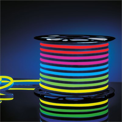 Светодиодный гибкий неон 220 В 12 Вт/м 80 Led/м 5050 IP67, односторонний RGB, 50 м Гибкий неон 220V 12W 80Led 5050 IP67 односторонний RGB, 50 м a045405 - фото 261767
