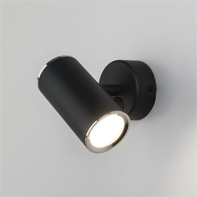 Настенный светильник Rutero GU10 SW черный Rutero GU10 SW черный (MRL 1003) a043980 - фото 261812