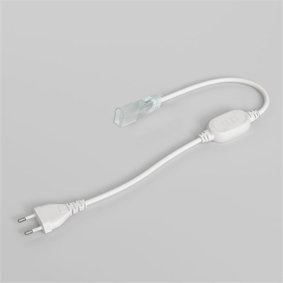 Сетевой шнур для одностороннего светодиодного гибкого неона 220V 2835 SSH-1 a040604 - фото 262410
