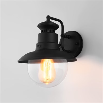 Уличный настенный светильник Talli D IP44 GL 3002D черный a038480 - фото 262662