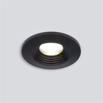 Алюминиевый точечный светильник 9903 LED 3W COB BK черный a038446 - фото 262671