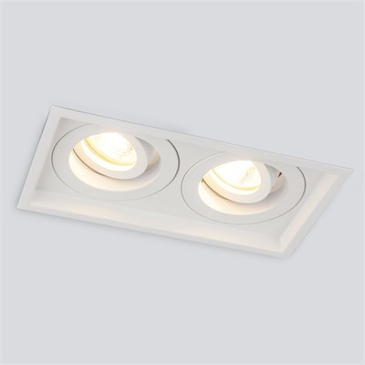 Алюминиевый точечный светильник 1071/2 MR16 WH белый a036504 - фото 262801